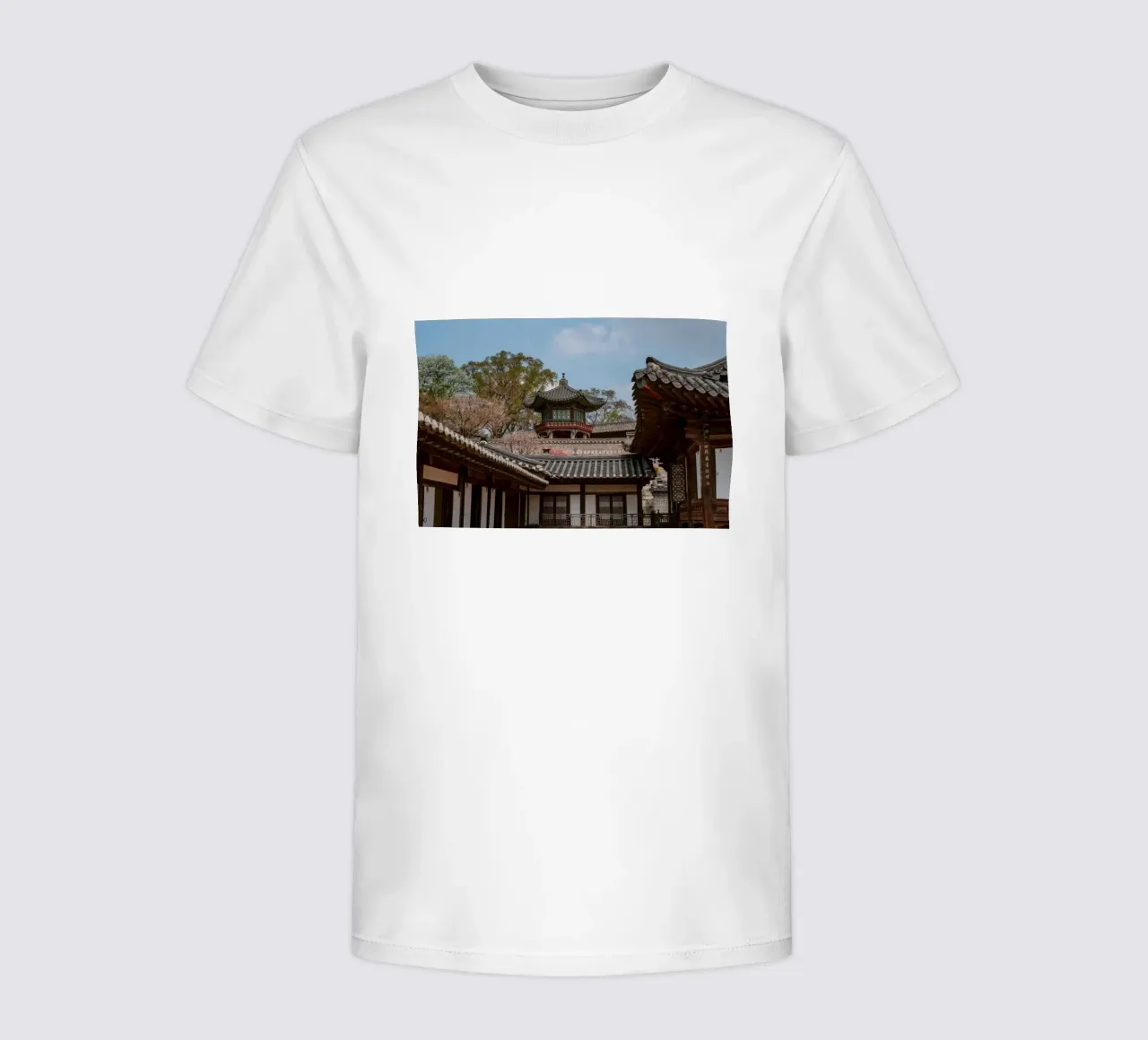 Tempio coreano a Seul, Corea del Sud t-shirt bambini da mbgraphx2