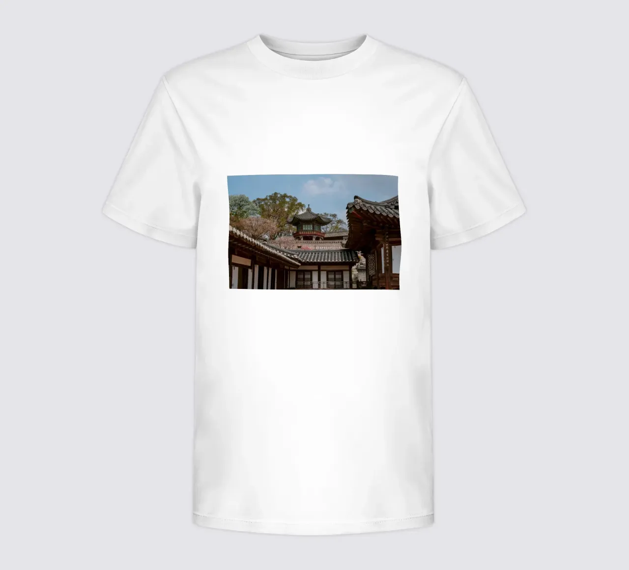 Tempio coreano a Seul, Corea del Sud t-shirt bambini da mbgraphx2