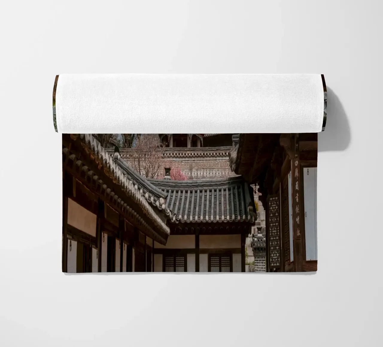 Tempio coreano a Seul, Corea del Sud telo mare da mbgraphx2