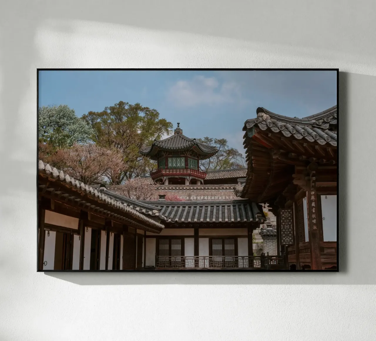 Tempio coreano a Seul, Corea del Sud plexiglass da mbgraphx2