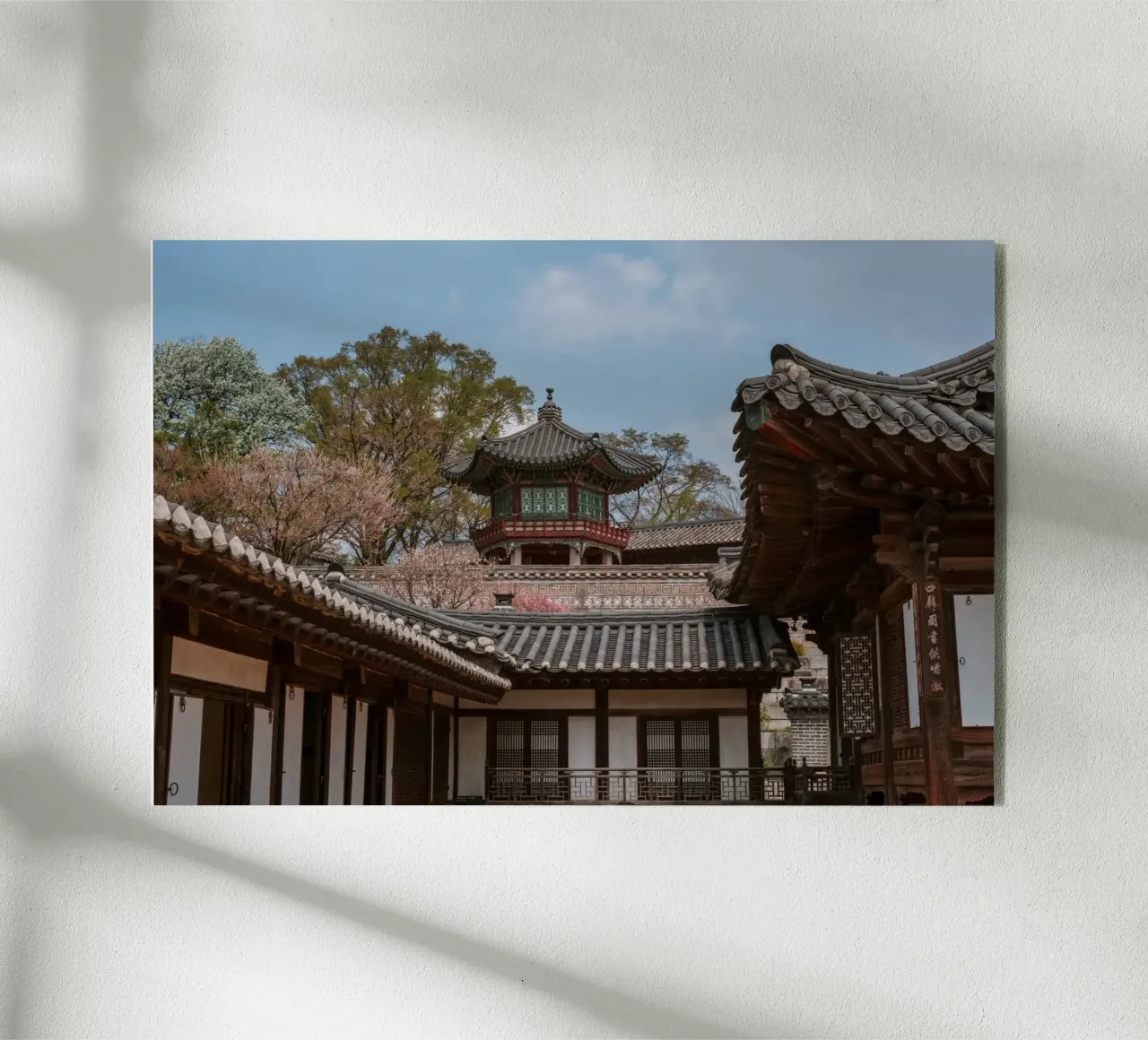 Tempio coreano a Seul, Corea del Sud plexiglass da mbgraphx2