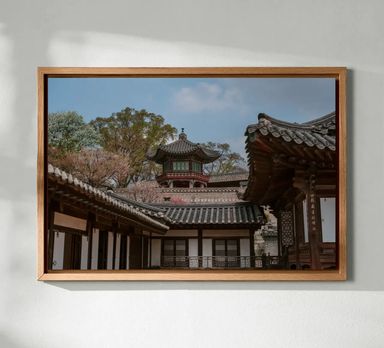 Tempio coreano a Seul, Corea del Sud tela da mbgraphx2