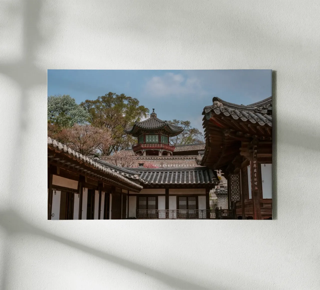 Tempio coreano a Seul, Corea del Sud tela da mbgraphx2