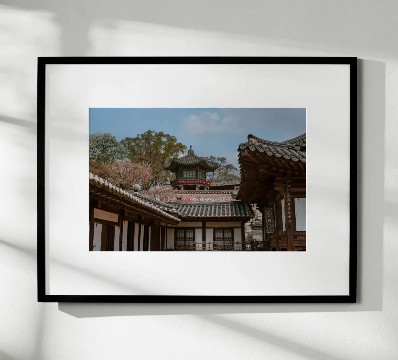Tempio coreano a Seul, Corea del Sud poster da mbgraphx2