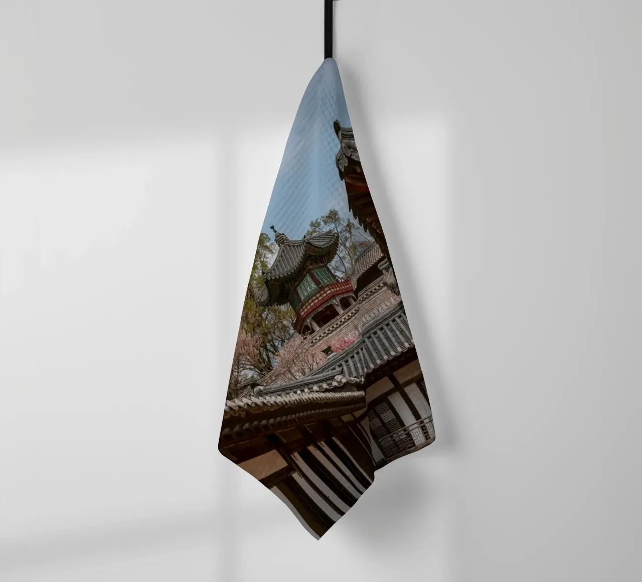 Tempio coreano a Seul, Corea del Sud canovaccio da cucina da mbgraphx2