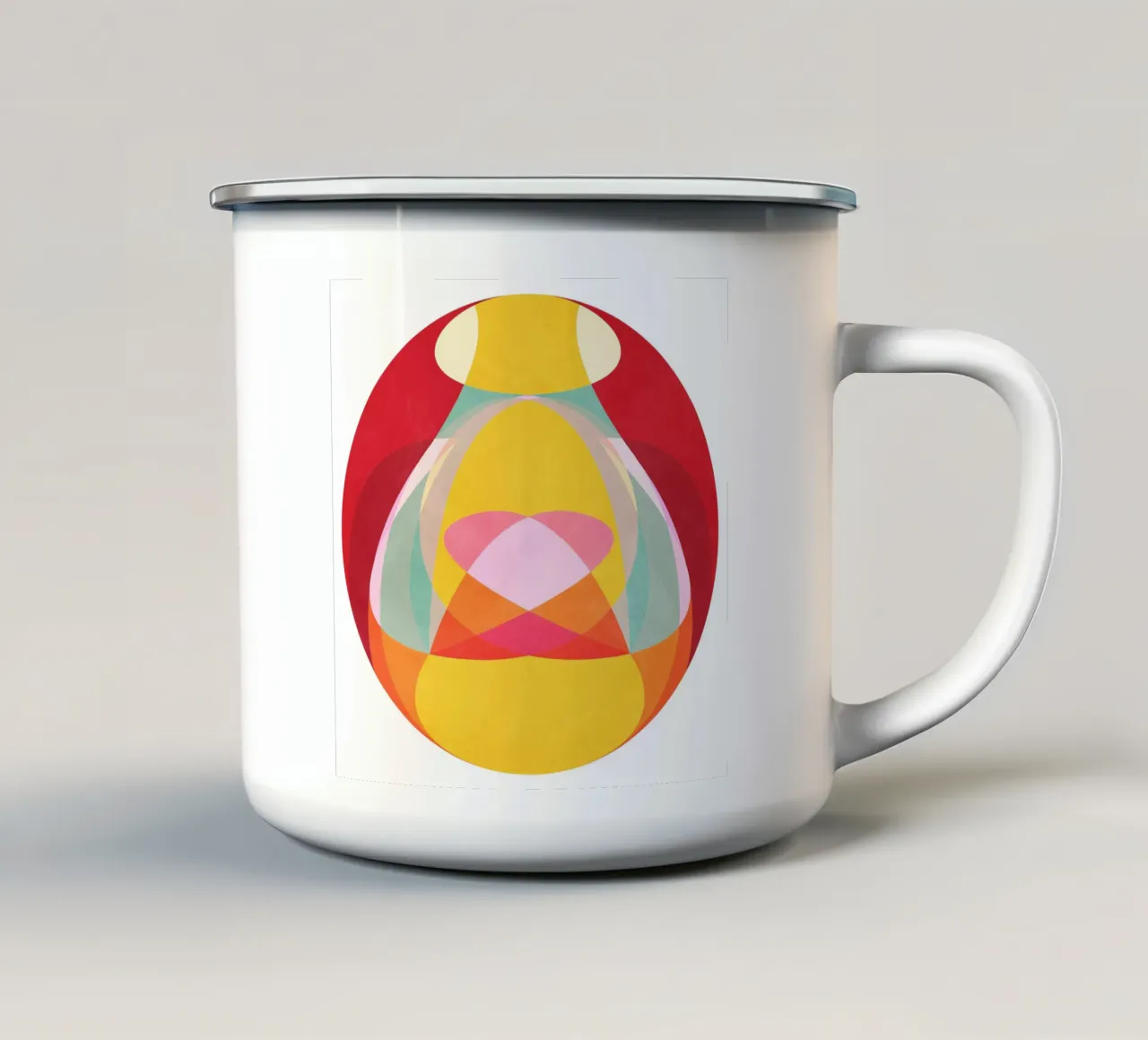 Espandere la propria visione tazza in smalto da lovely lines