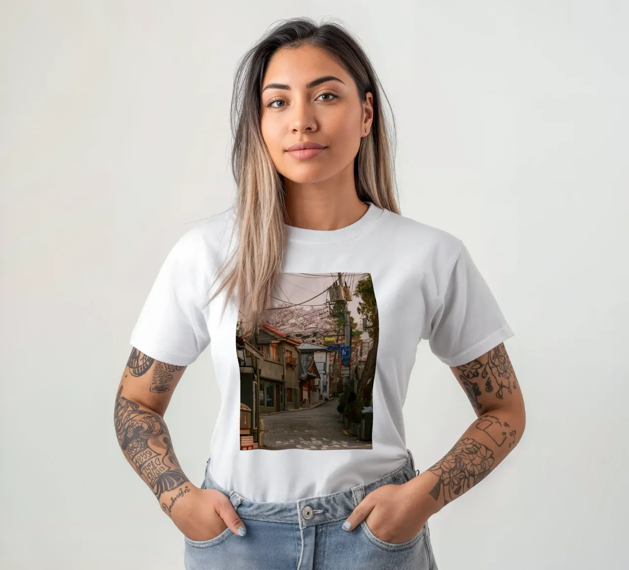 Mattinata nella Seul urbana, Corea del Sud t-shirt da mbgraphx2