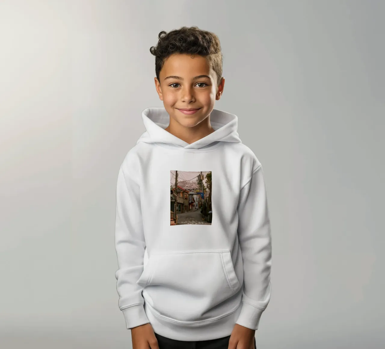 Mattinata nella Seul urbana, Corea del Sud felpa bambino con cappuccio da mbgraphx2