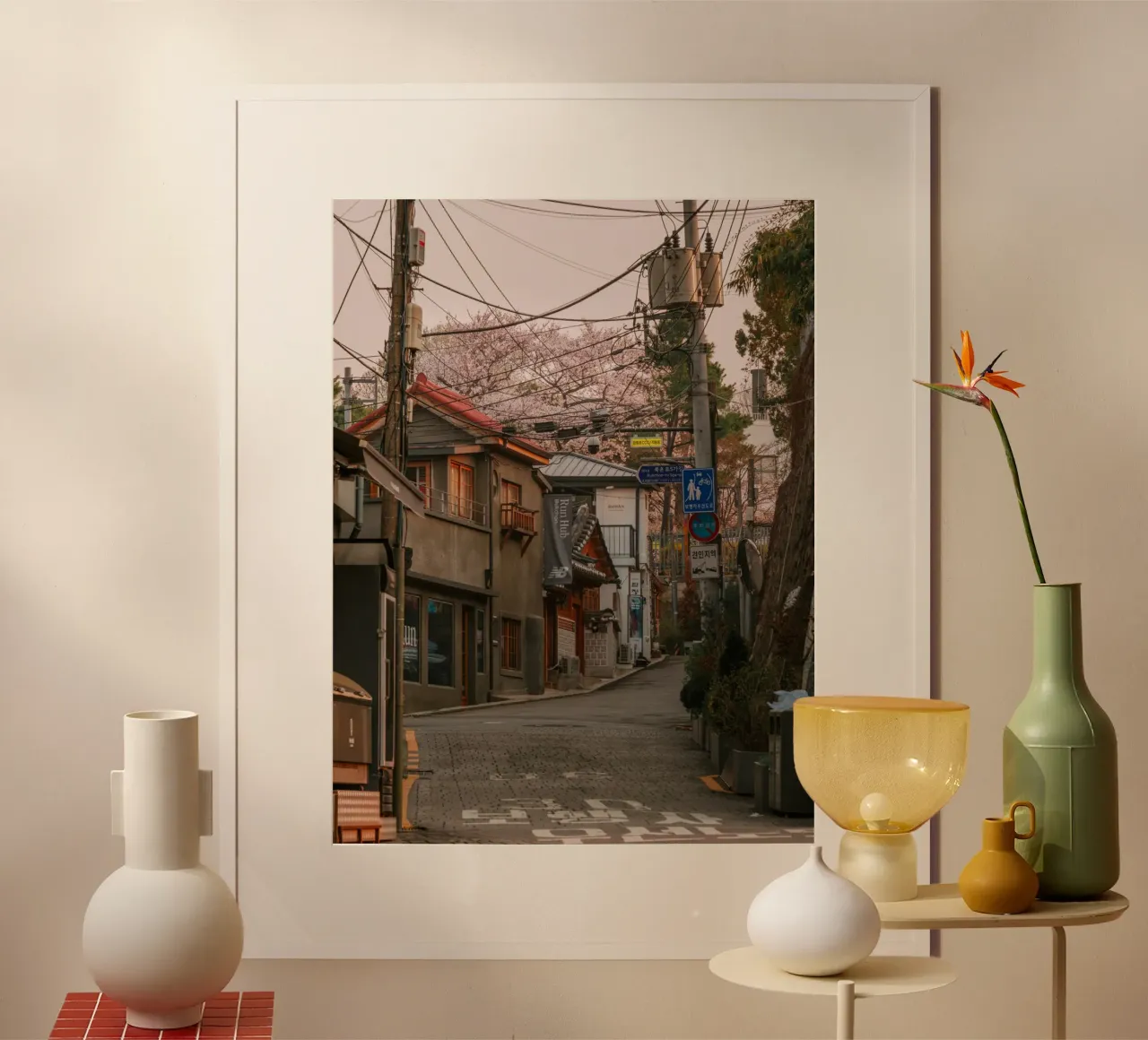 Mattinata nella Seul urbana, Corea del Sud carta hahnemühle da mbgraphx2