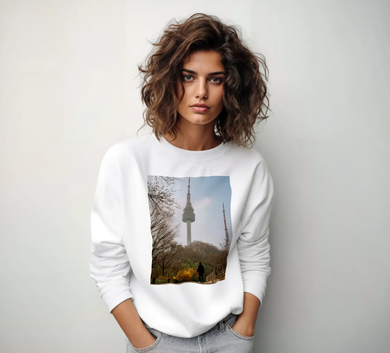 Torre Namsan a Seul, Corea del Sud felpa da mbgraphx2