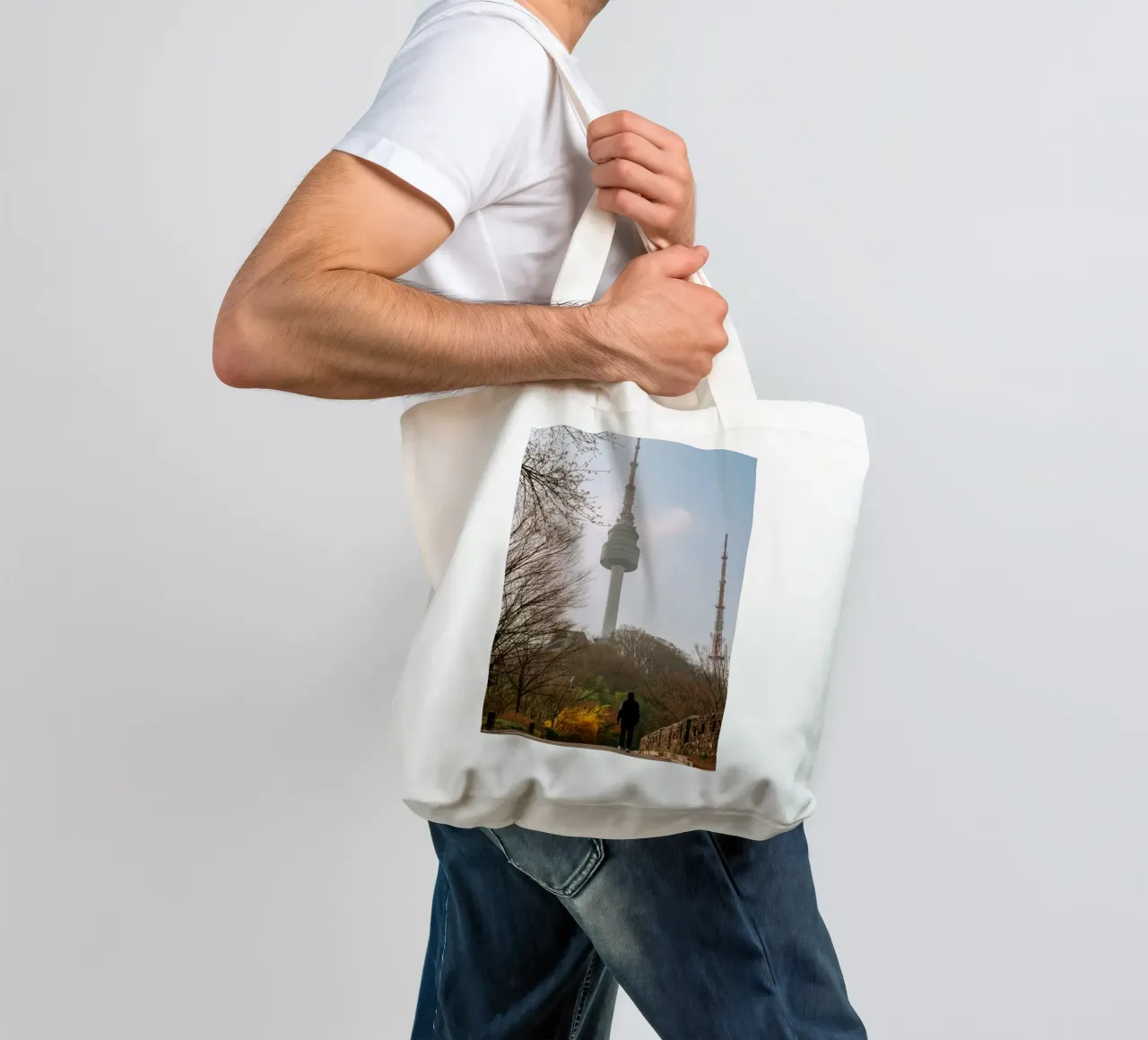 Torre Namsan a Seul, Corea del Sud borsa in juta da mbgraphx2