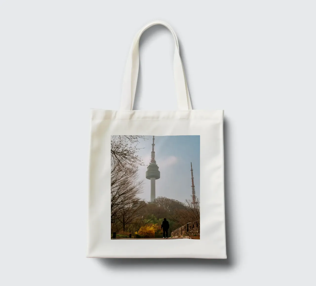 Torre Namsan a Seul, Corea del Sud borsa in juta da mbgraphx2