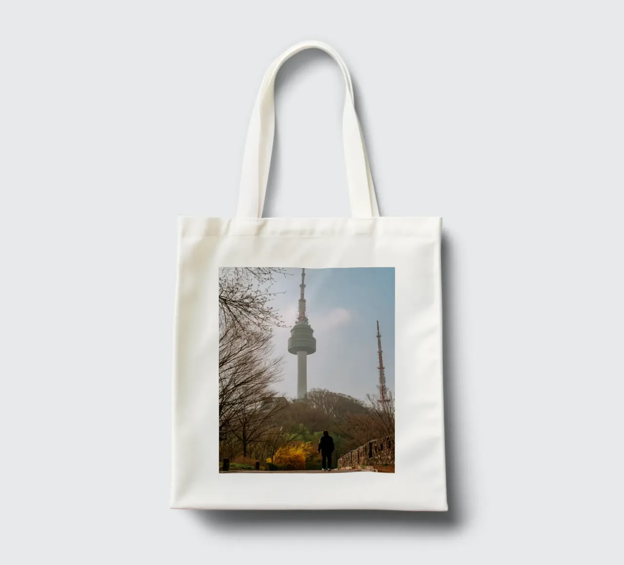 Torre Namsan a Seul, Corea del Sud borsa in juta da mbgraphx2