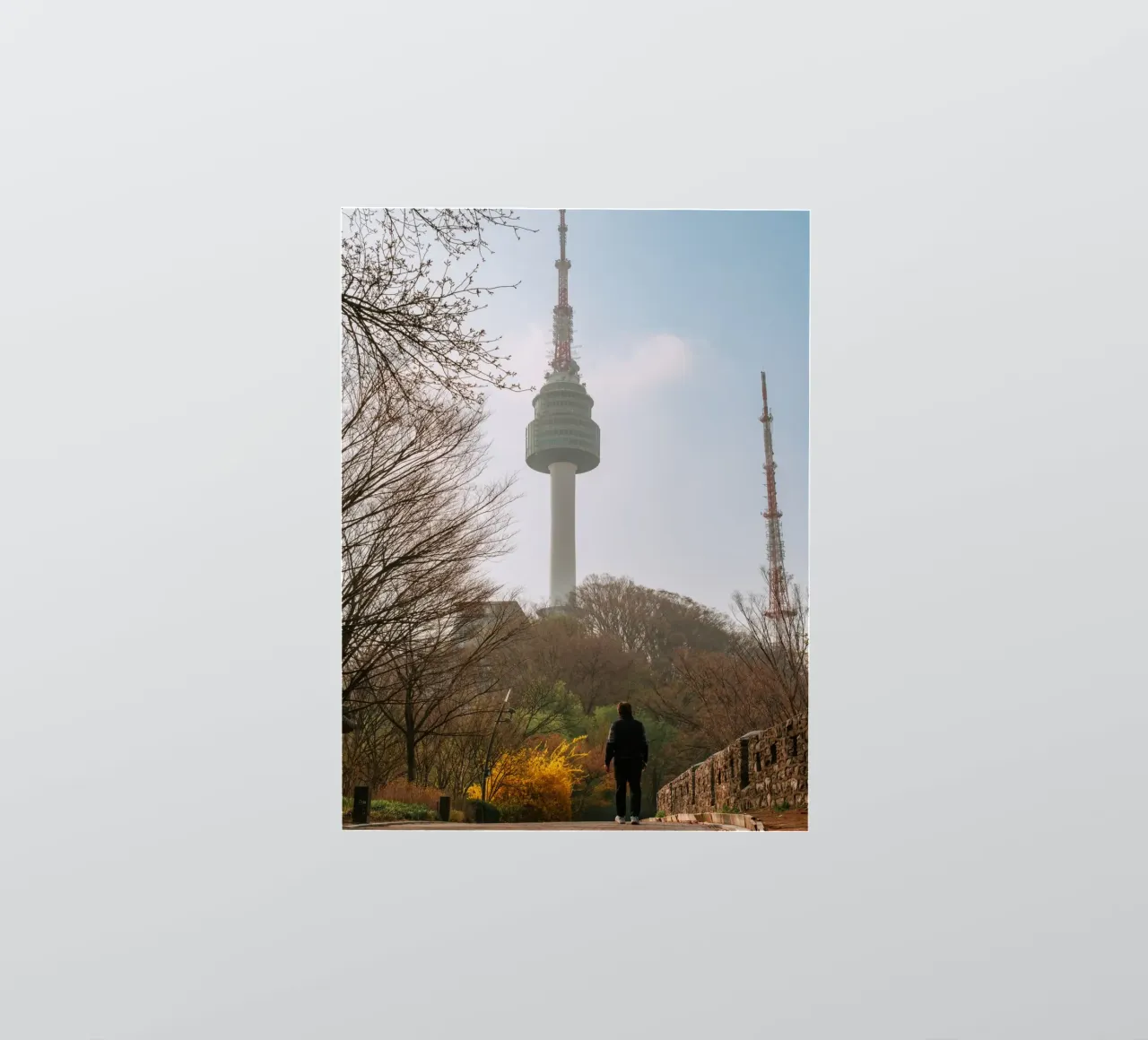 Torre Namsan a Seul, Corea del Sud adesivo da mbgraphx2