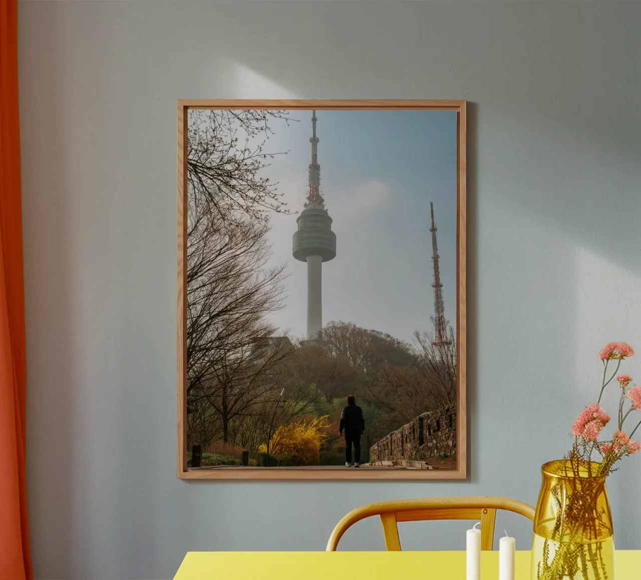 Torre Namsan a Seul, Corea del Sud pannello forex da mbgraphx2