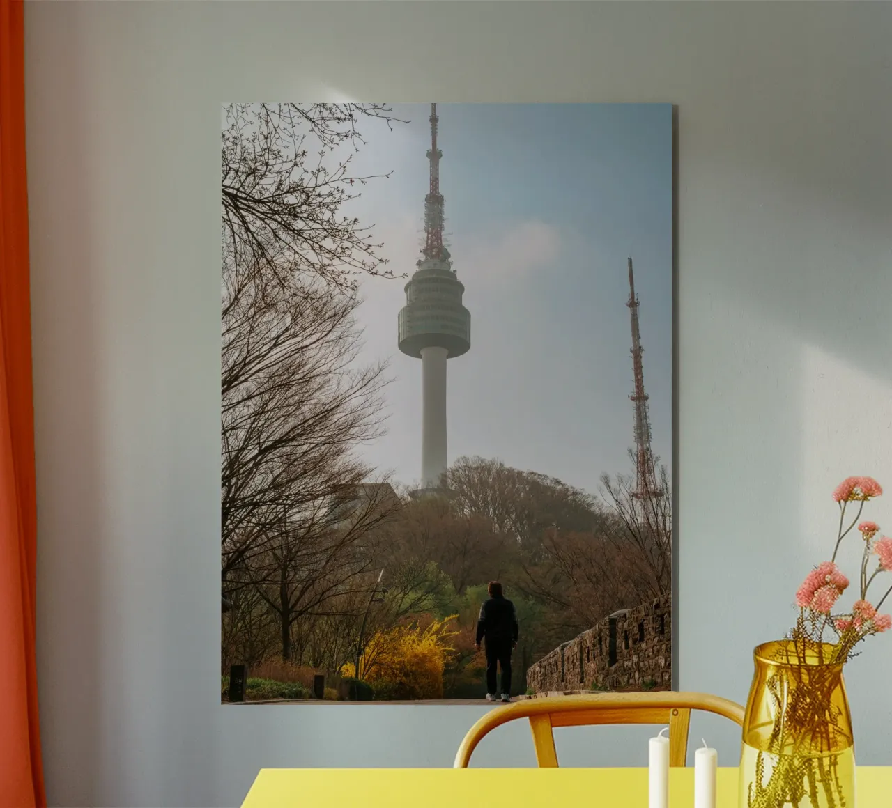 Torre Namsan a Seul, Corea del Sud pannello forex da mbgraphx2