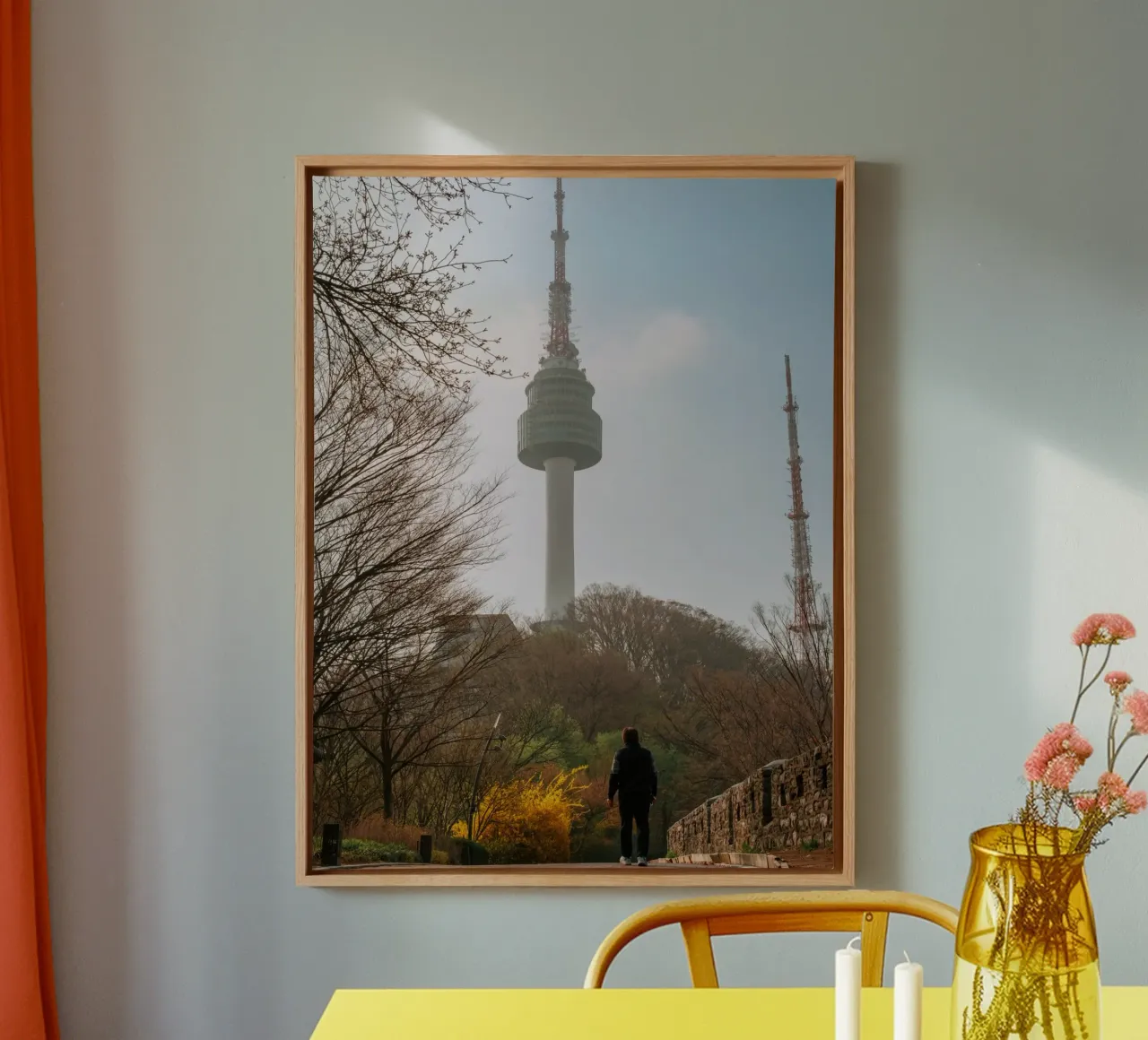 Torre Namsan a Seul, Corea del Sud tela da mbgraphx2