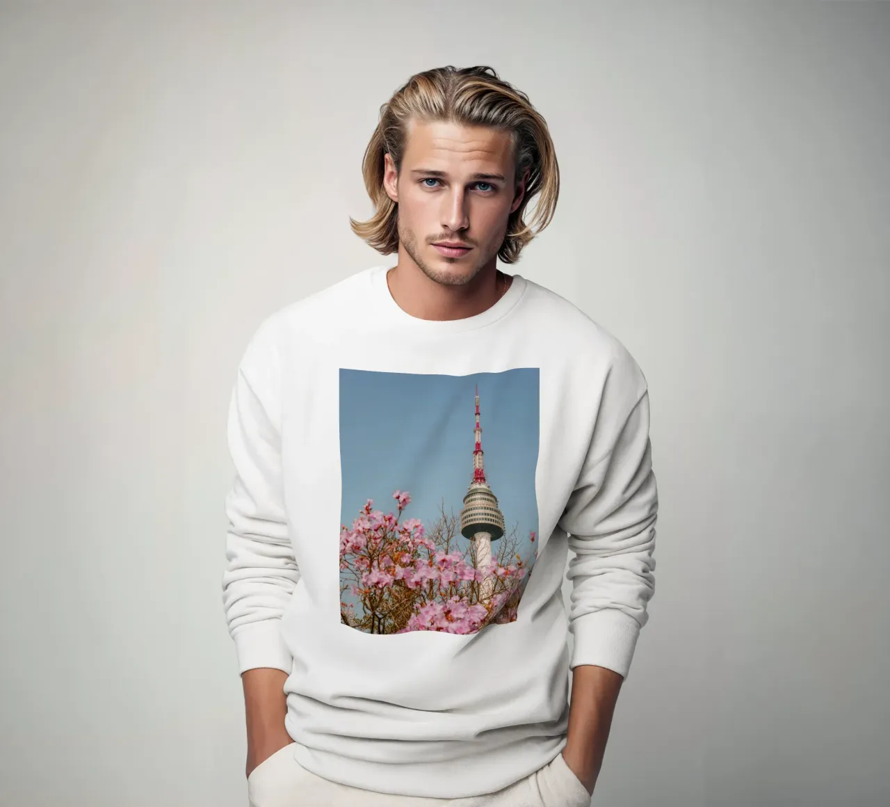 Torre Namsan a Seul, Corea del Sud felpa da mbgraphx2