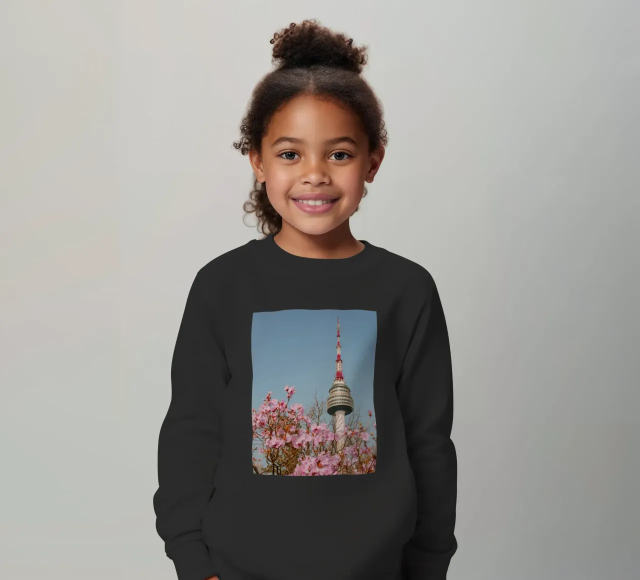 Torre Namsan a Seul, Corea del Sud felpa bambino da mbgraphx2