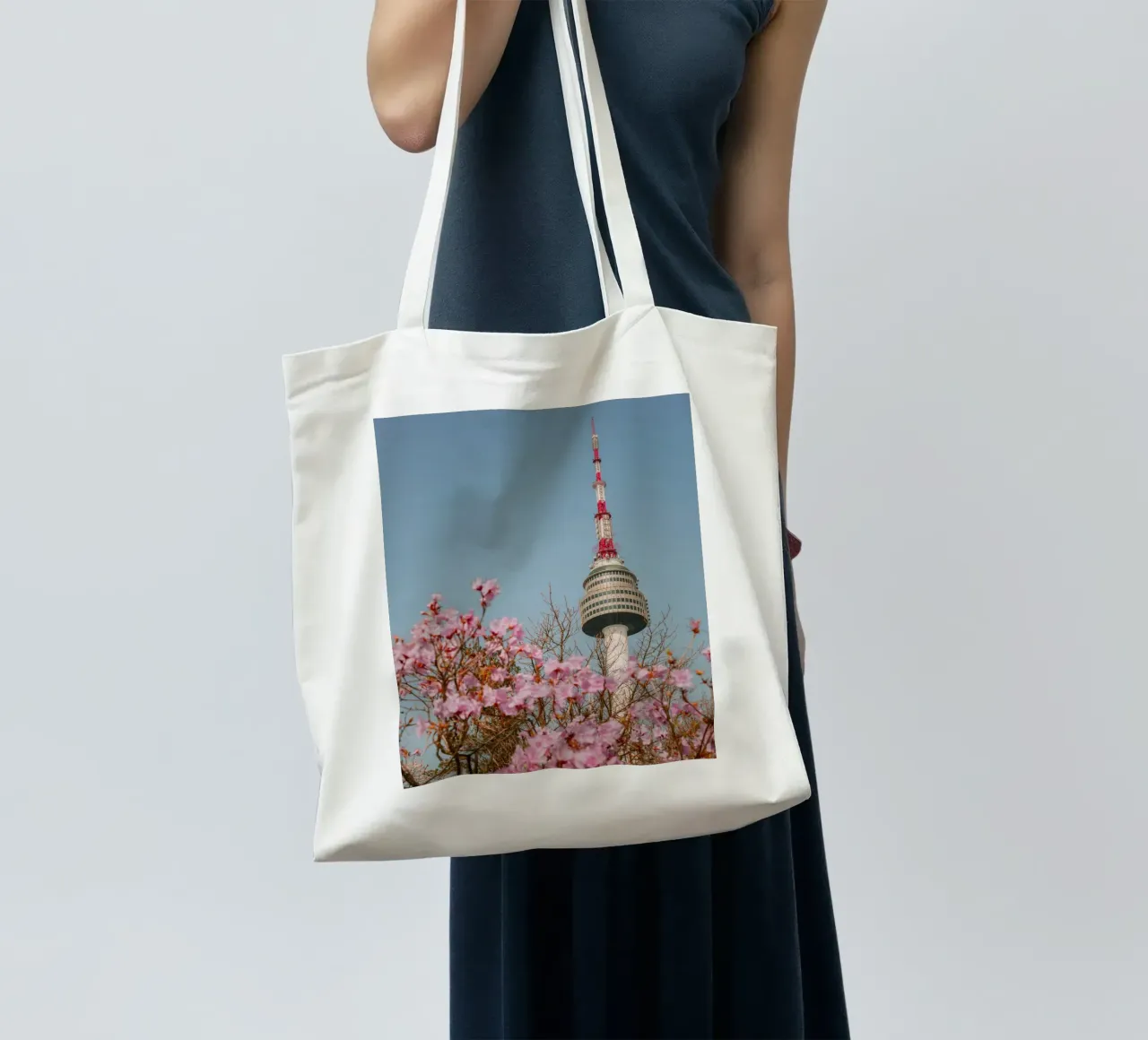 Torre Namsan a Seul, Corea del Sud borsa in juta da mbgraphx2