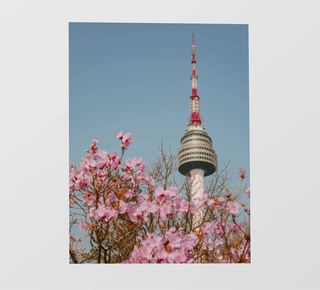 Torre Namsan a Seul, Corea del Sud telo in pvc da mbgraphx2