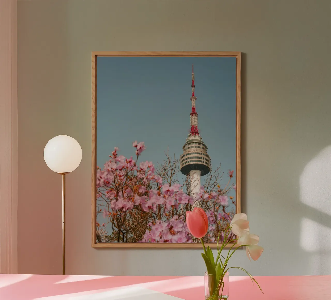 Torre Namsan a Seul, Corea del Sud pannello forex da mbgraphx2