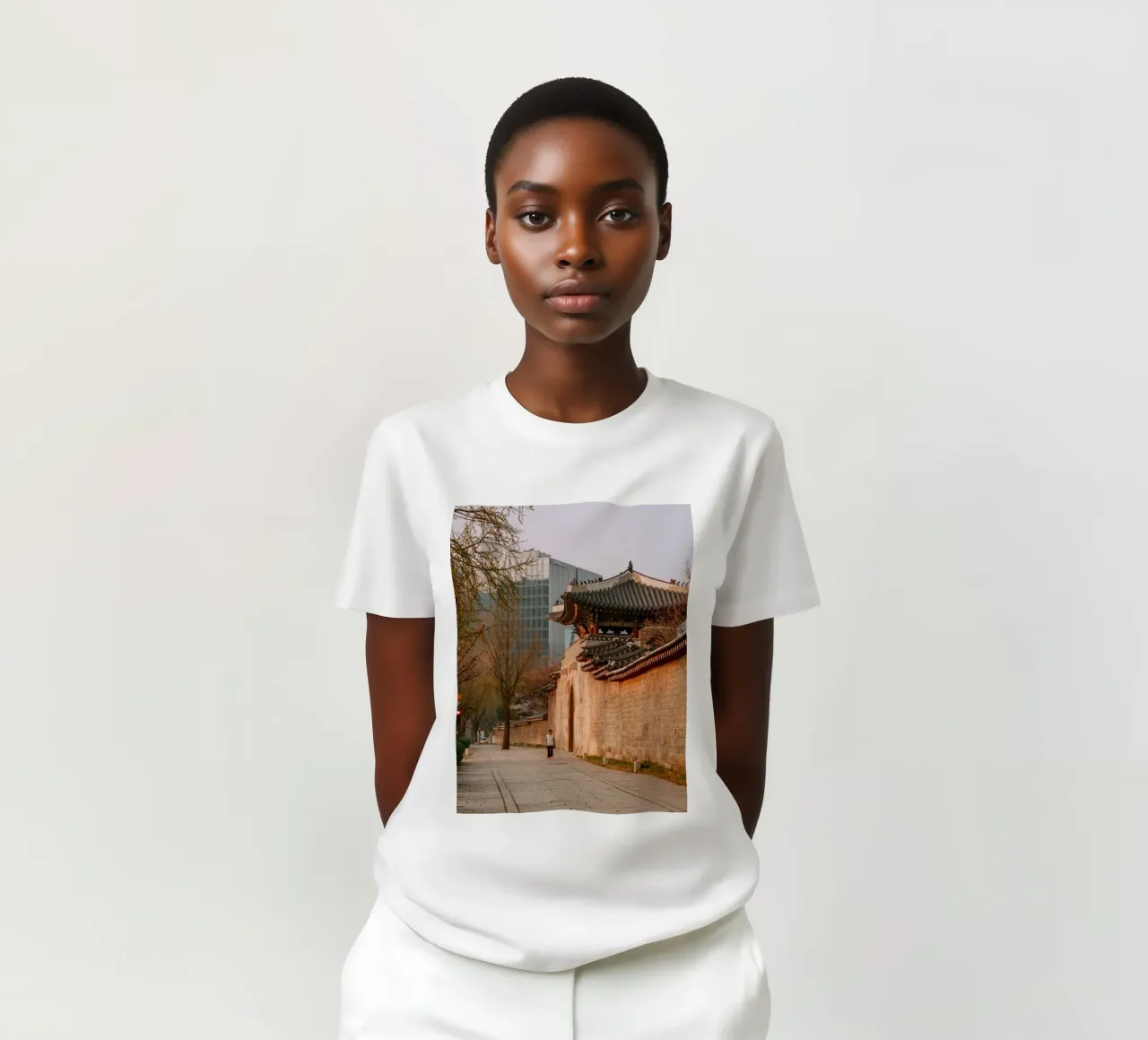 Mattina presto a Seul, Corea del Sud t-shirt da mbgraphx2