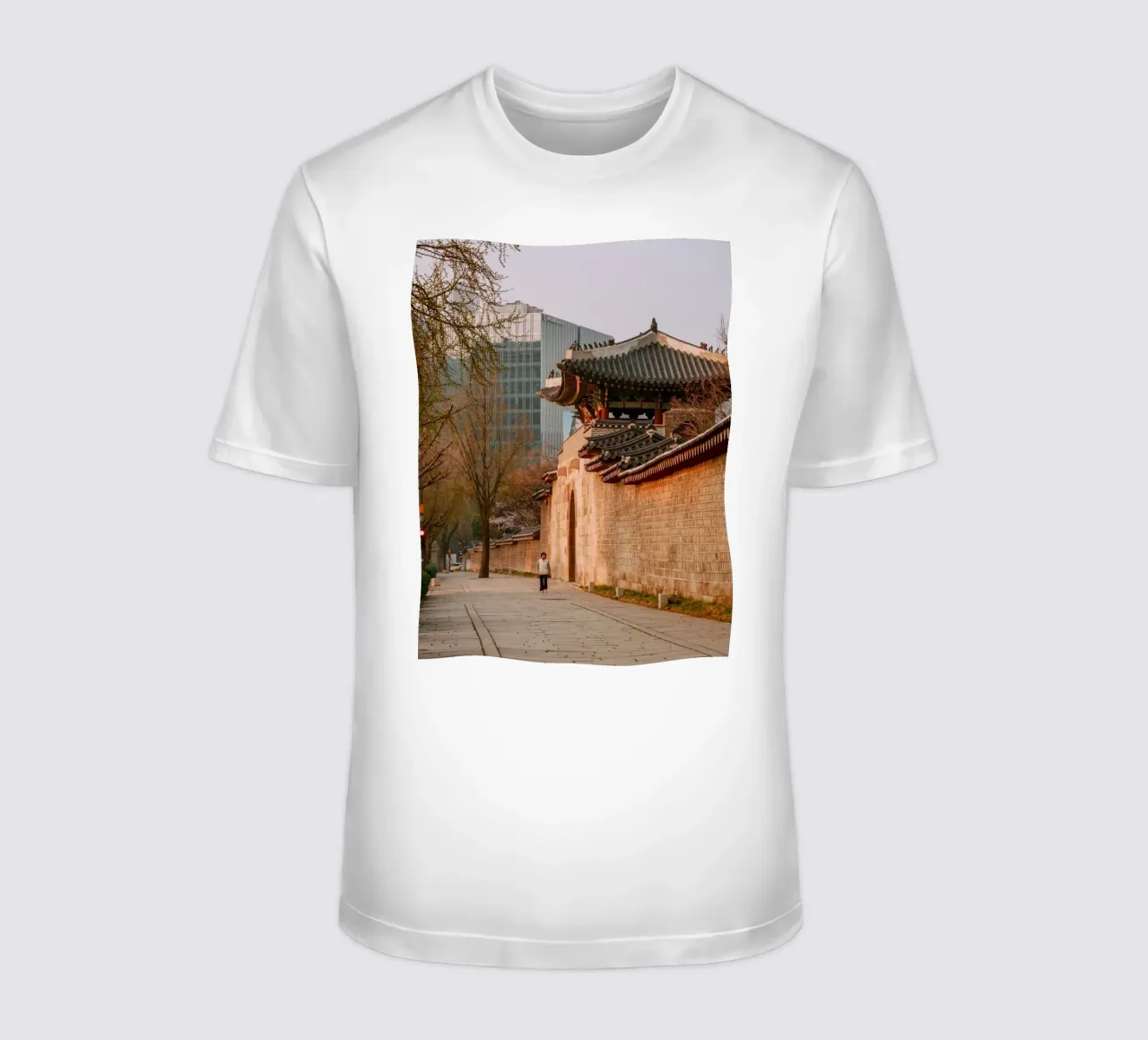 Mattina presto a Seul, Corea del Sud t-shirt da mbgraphx2