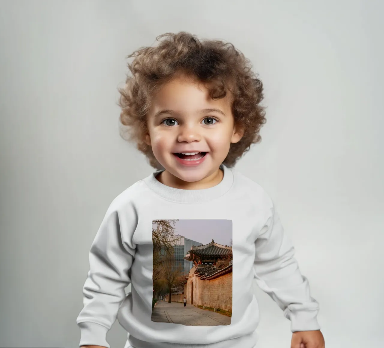 Früher Morgen in Seoul, Südkorea Baby Sweatshirt von mbgraphx2