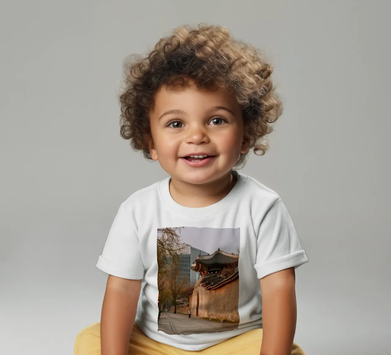 Mattina presto a Seul, Corea del Sud maglietta neonato da mbgraphx2