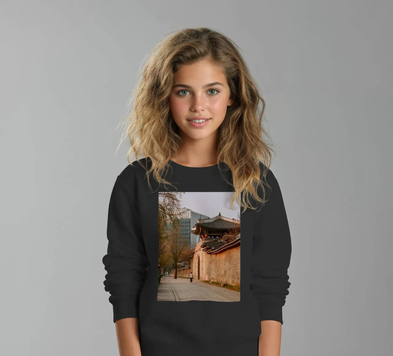 Mattina presto a Seul, Corea del Sud felpa bambino da mbgraphx2