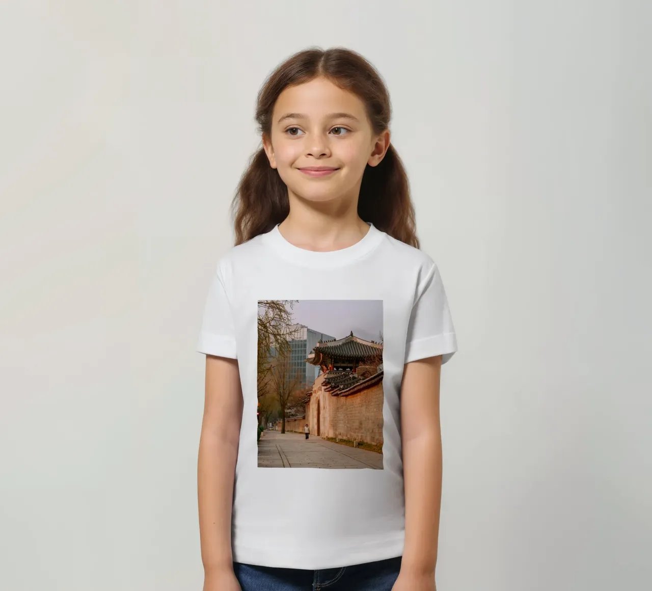 Mattina presto a Seul, Corea del Sud t-shirt bambini da mbgraphx2