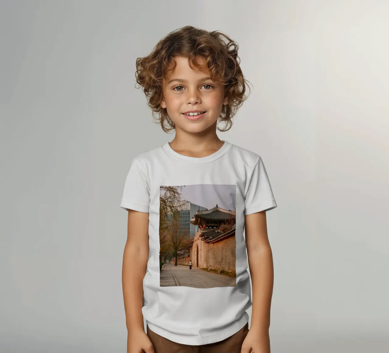 Mattina presto a Seul, Corea del Sud t-shirt bambini da mbgraphx2