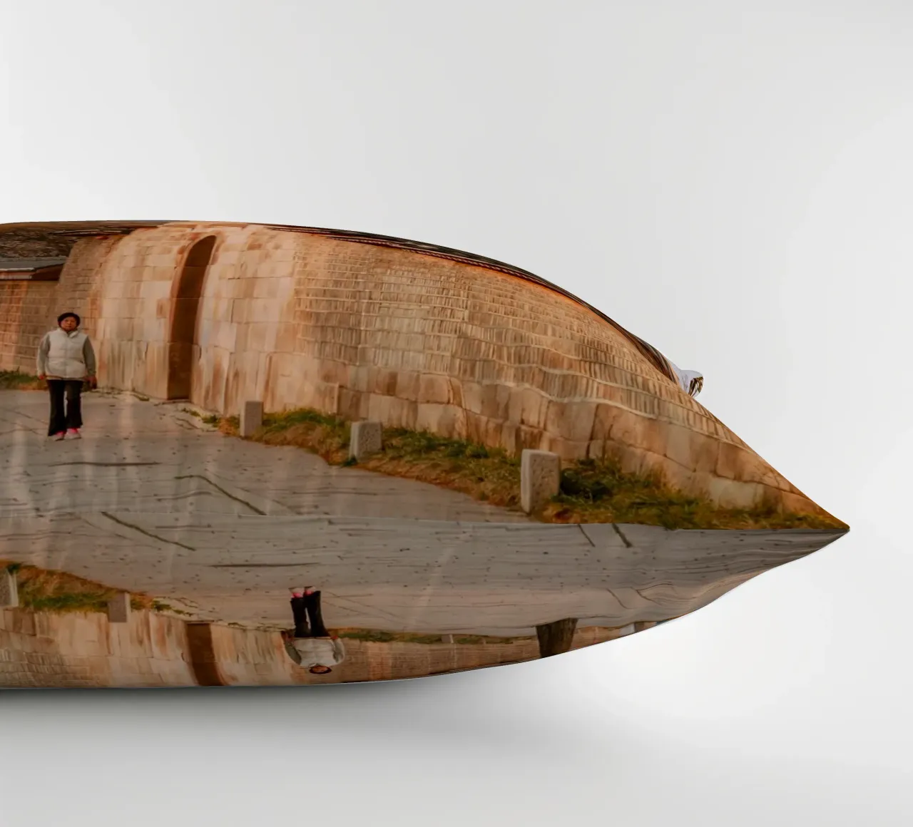 Début de matinée à Séoul, Corée du Sud coussin de mbgraphx2