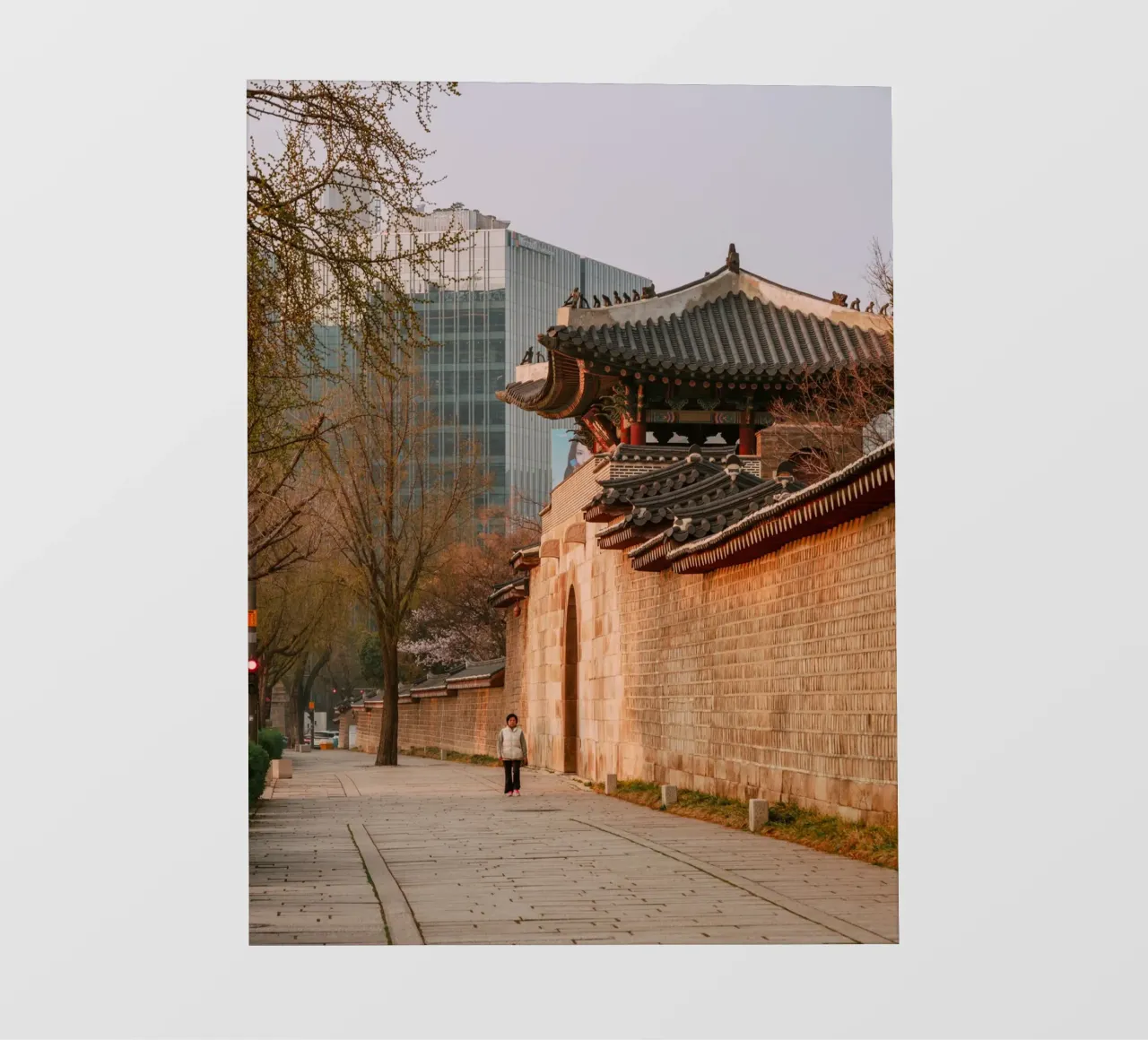 Mattina presto a Seul, Corea del Sud telo in pvc da mbgraphx2