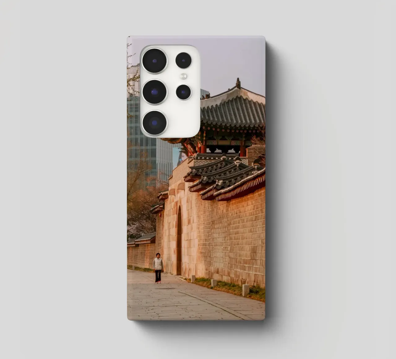 Mattina presto a Seul, Corea del Sud cover samsung da mbgraphx2