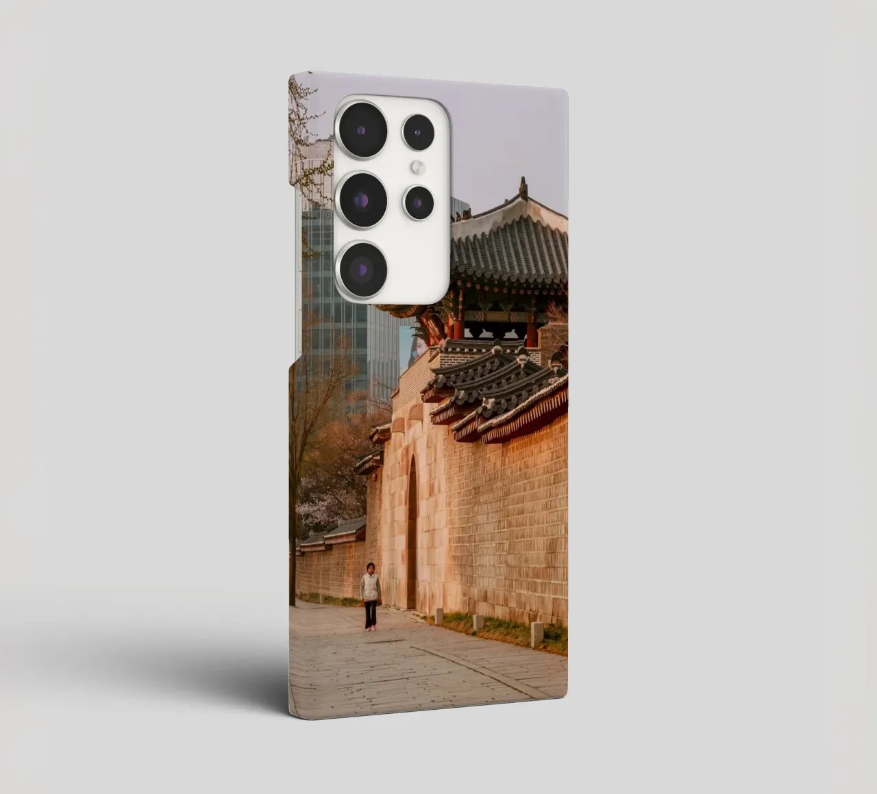 Mattina presto a Seul, Corea del Sud cover samsung da mbgraphx2