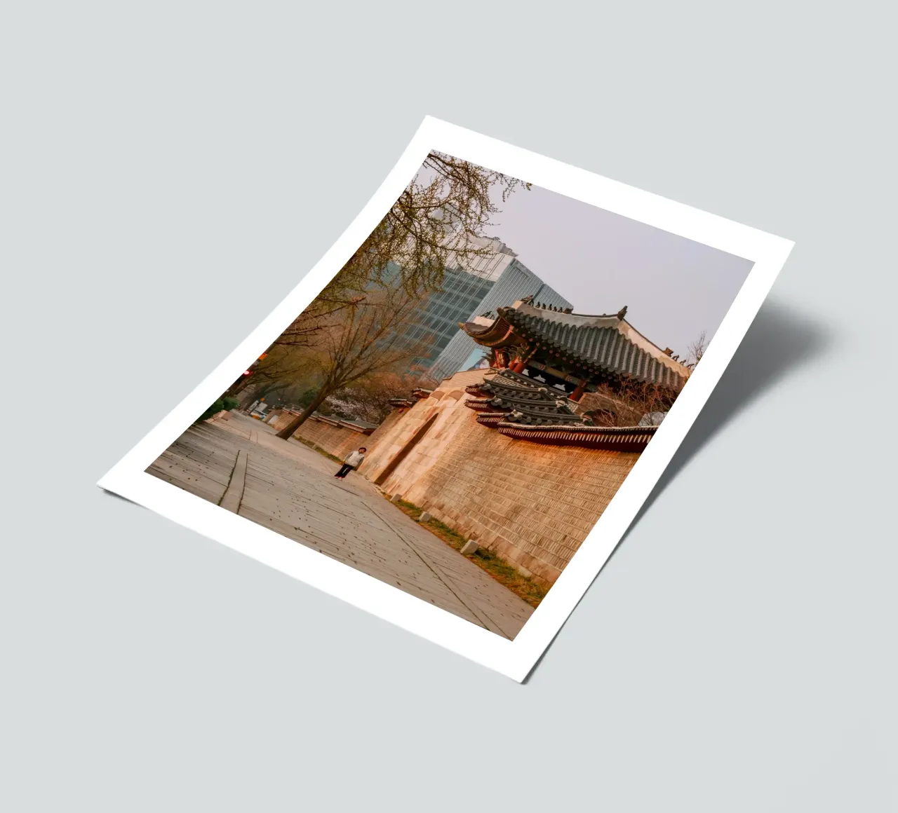 Mattina presto a Seul, Corea del Sud foglio adesivo da mbgraphx2