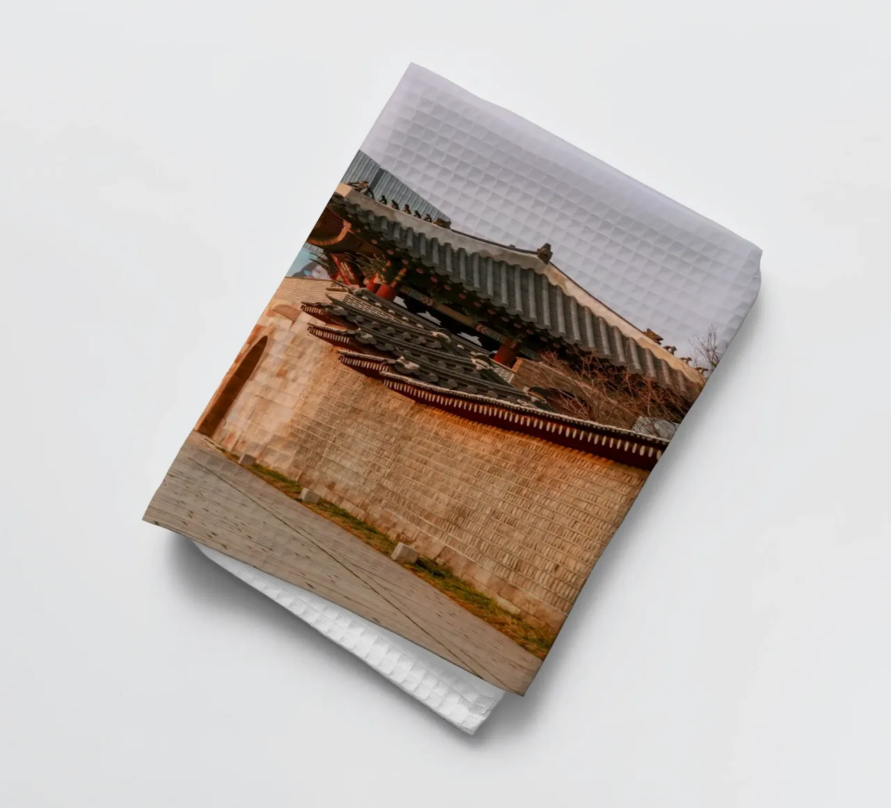 Mattina presto a Seul, Corea del Sud canovaccio da cucina da mbgraphx2