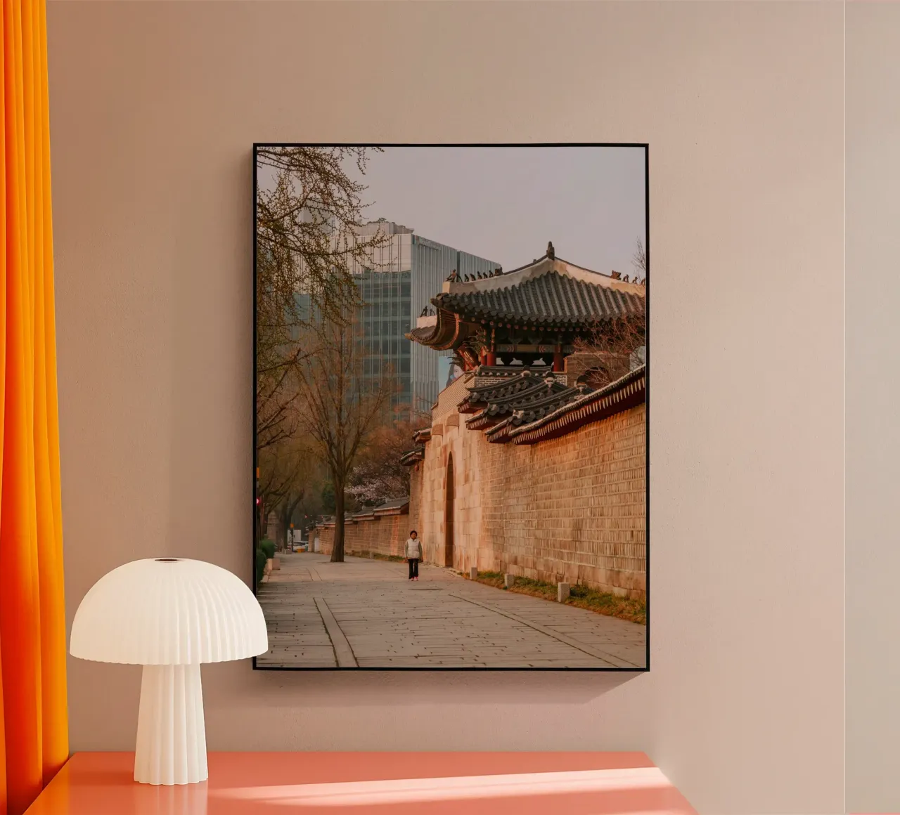 Mattina presto a Seul, Corea del Sud plexiglass da mbgraphx2