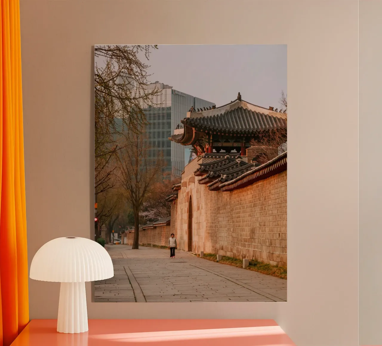 Mattina presto a Seul, Corea del Sud plexiglass da mbgraphx2