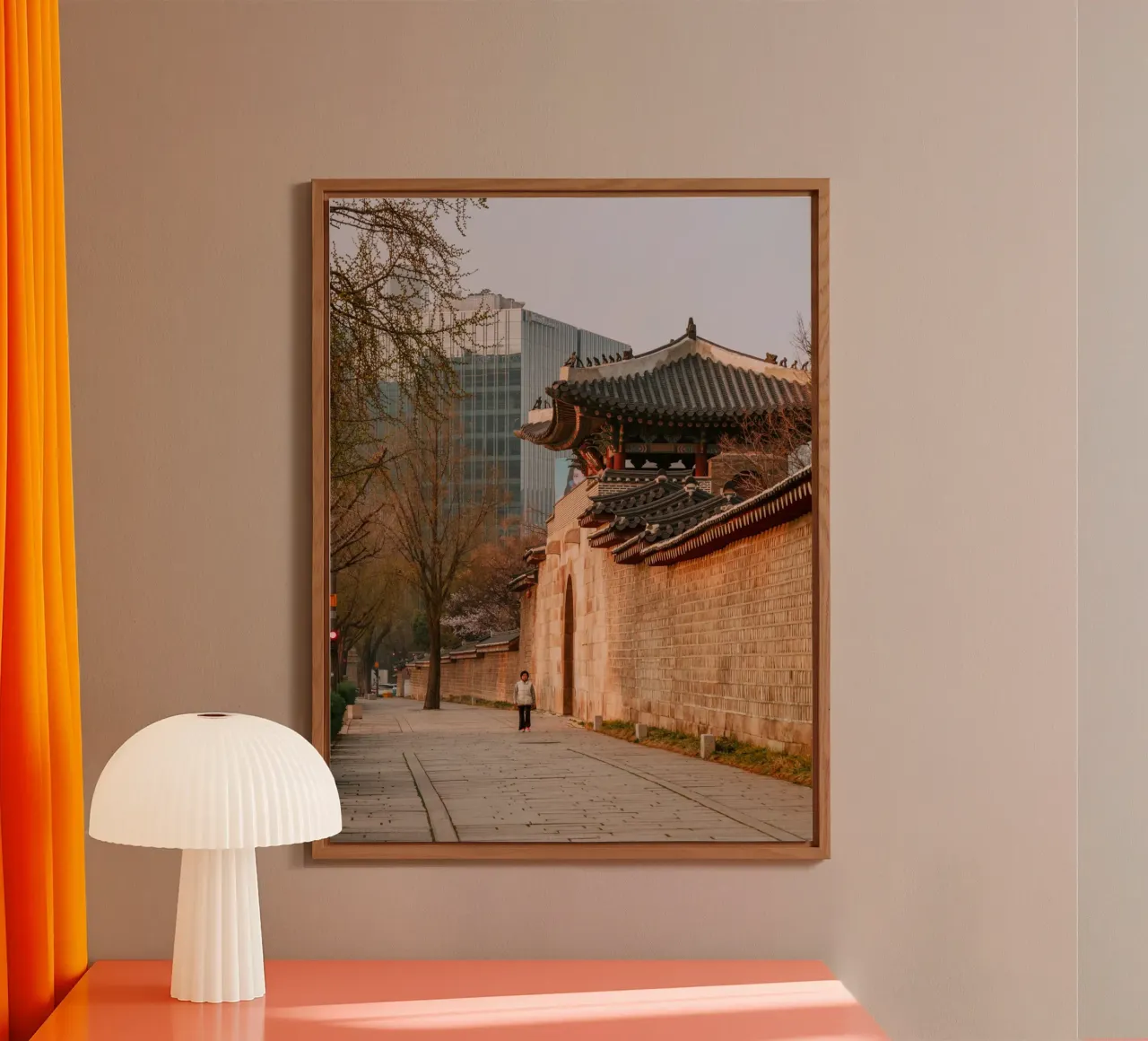 Mattina presto a Seul, Corea del Sud alluminio dibond da mbgraphx2