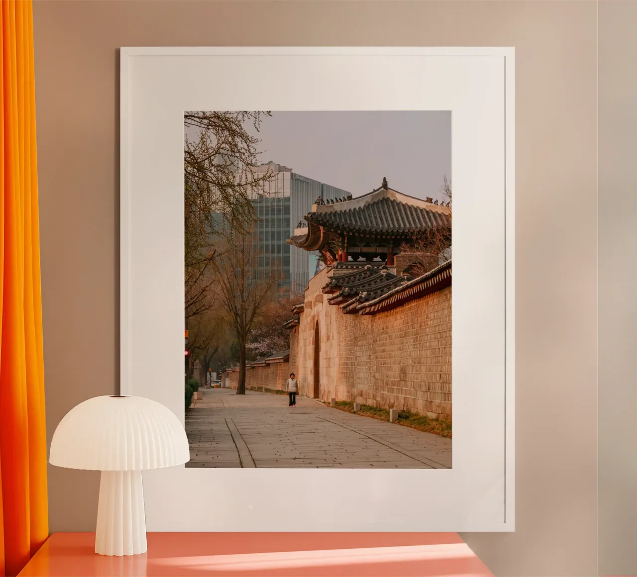 Mattina presto a Seul, Corea del Sud poster da mbgraphx2