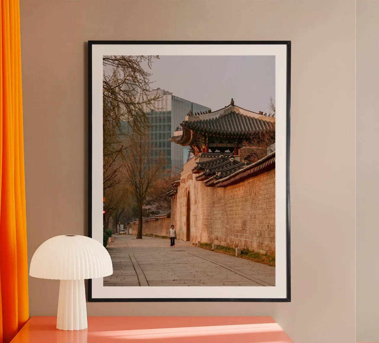 Mattina presto a Seul, Corea del Sud poster da mbgraphx2