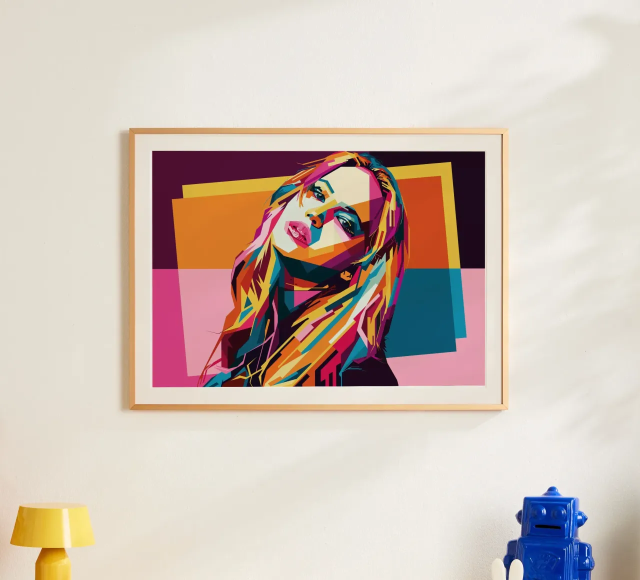 Jennifer Lawrence WPAP Popart carta hahnemühle da KP Artwork