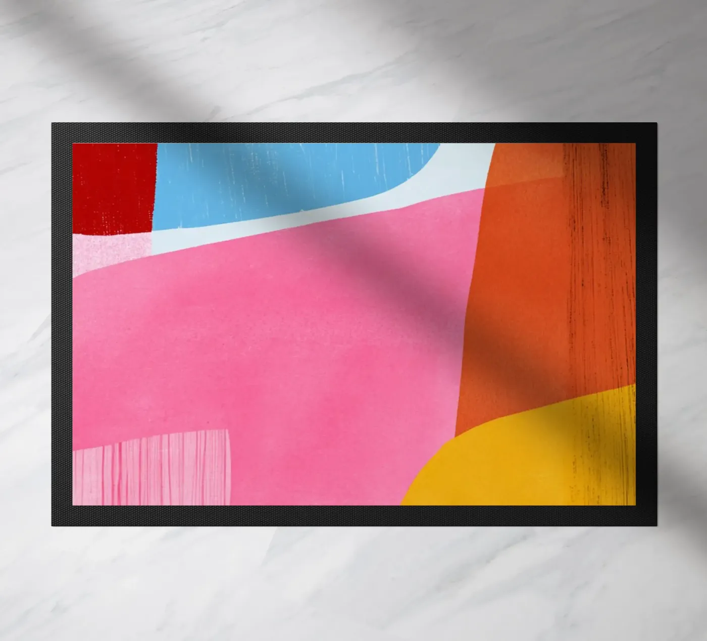 Dopamine Rhythm doormat by Mosaic Dialogue