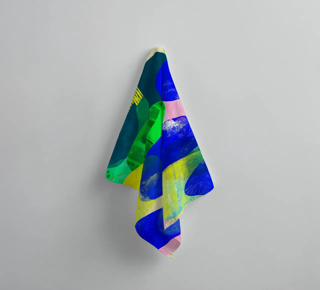 Dopamine Explode towel by Mosaic Dialogue