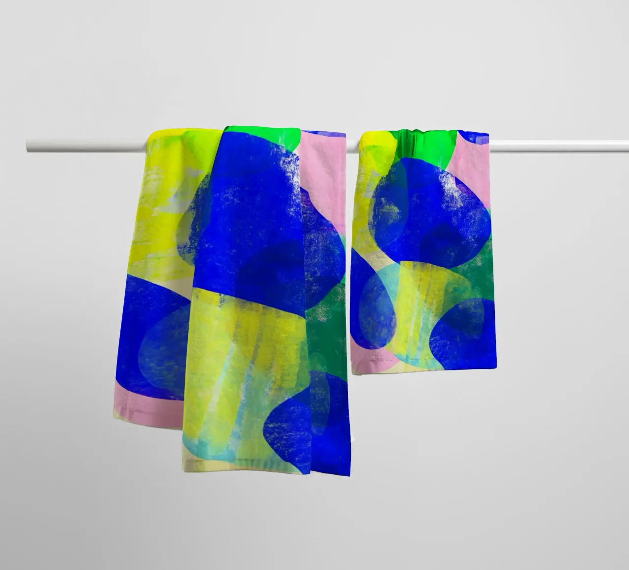 Dopamine Explode towel by Mosaic Dialogue