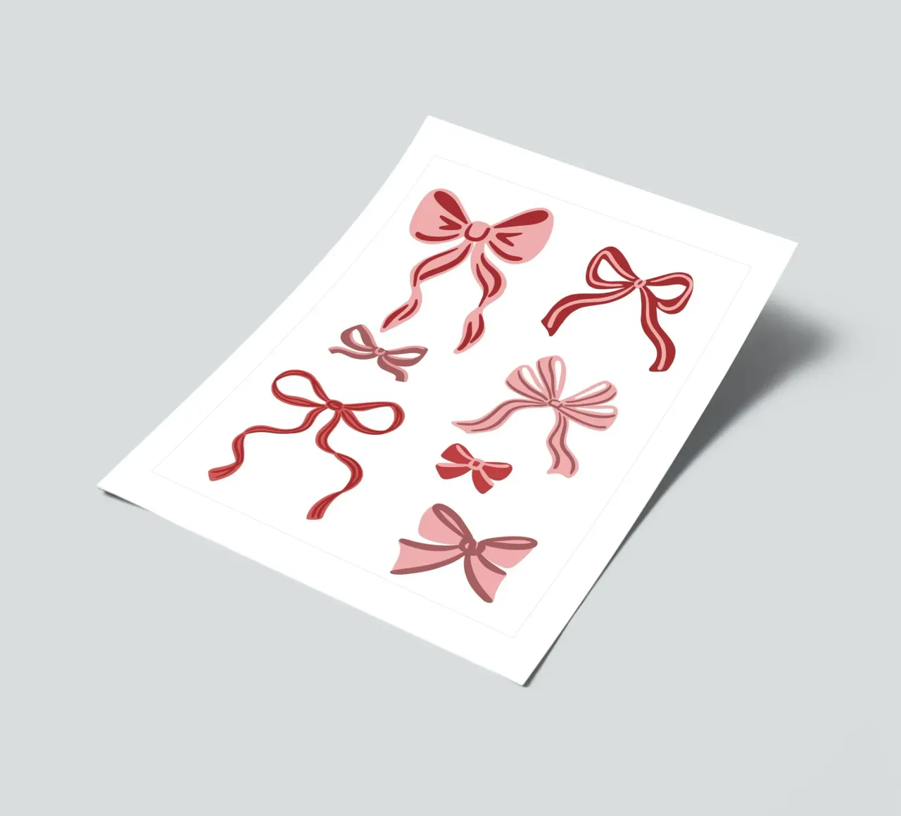 Kerst met strikprint, cadeau voor thuis, kerst Sweatshirt stickervel van TheHolidayShop