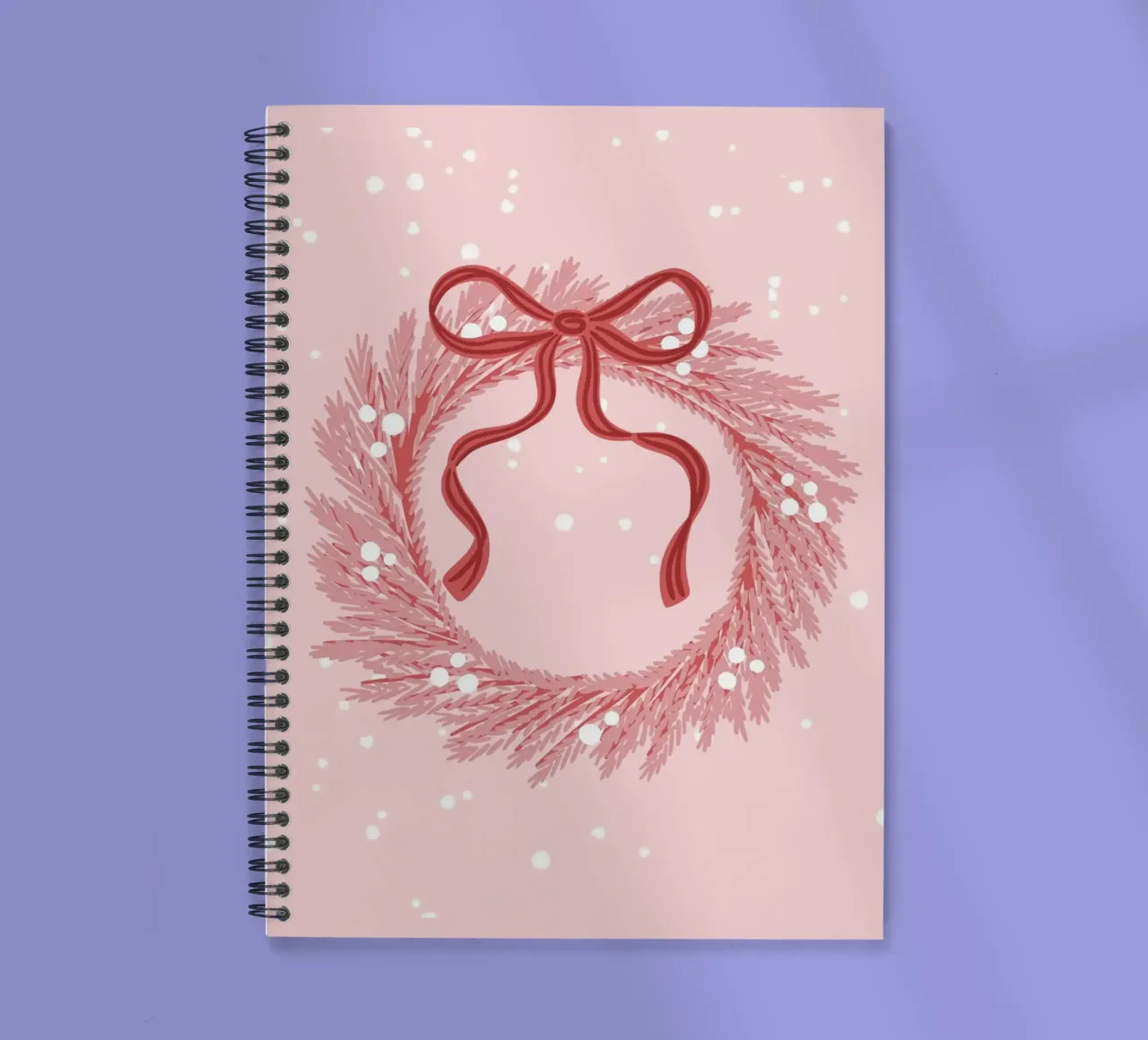 Weihnachtskranz Poster, Weihnachtsdekoration, Weihnachtspullover Ringbuch von TheHolidayShop